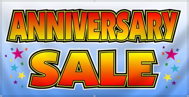 38TH Anniversary Celebration Sale! (Wed May 31st-Sat June 10th)